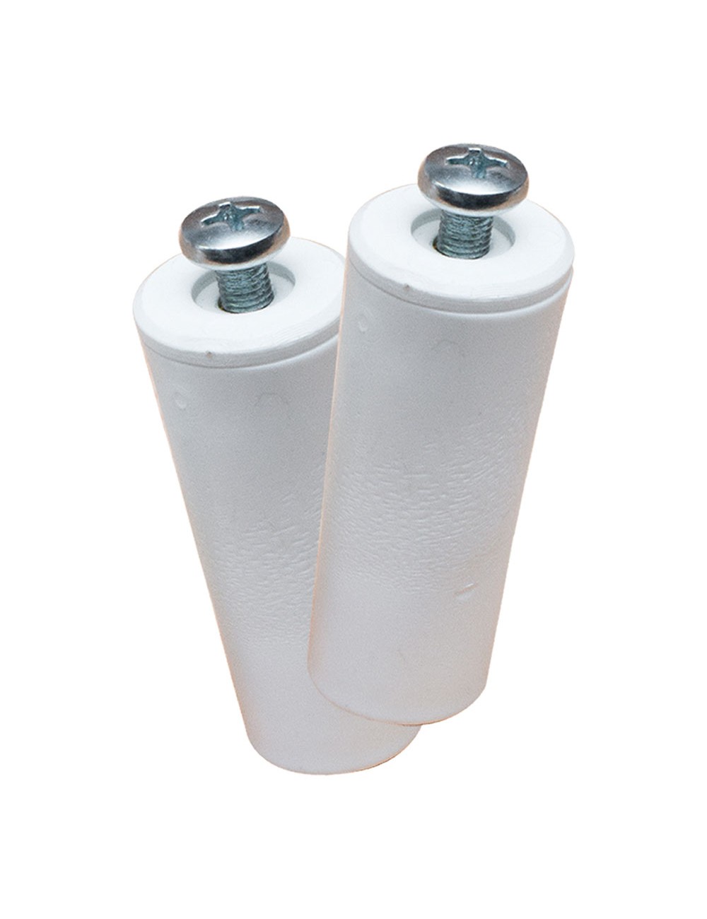 Tope persiana pr08, blanco 60 mm 2 unidades