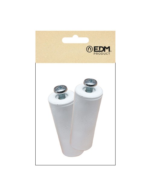 Tope persiana pr08, blanco 60 mm 2 unidades