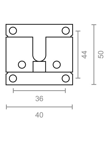 Soporte rodillos pr13 zincado