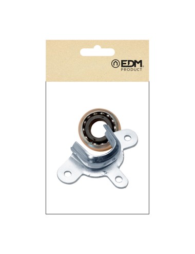 Soporte pr15+rodamento pr16 28 mm zincado