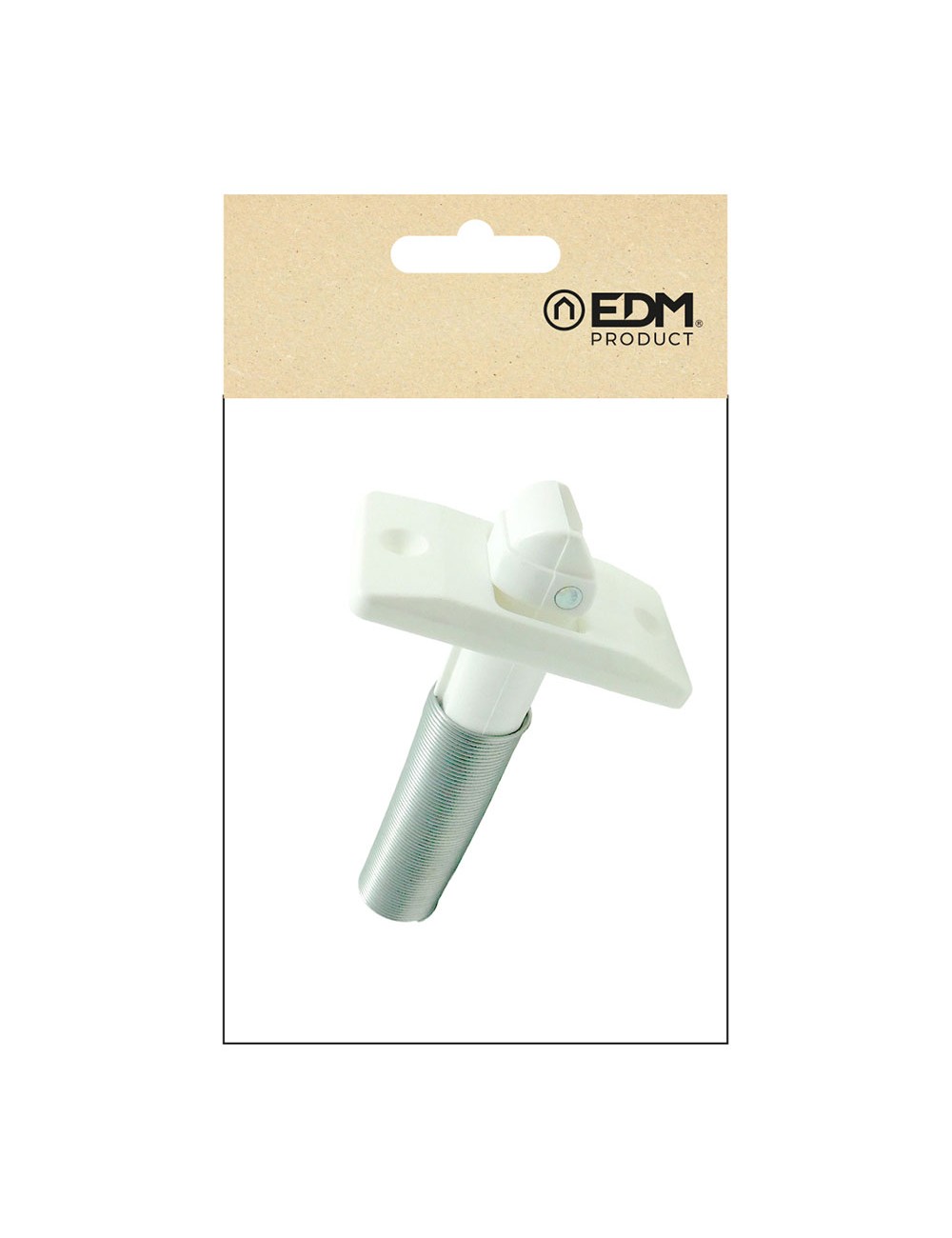 Guia cinta oscilante con muelle pr28 blanco, 75 x 40 mm