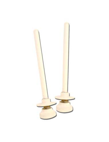 Seguro persiana pr09 blanco, 120 x 25 x 8 mm