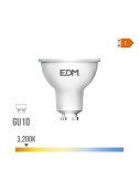 Bombilla dicroica led gu10 10 w 932 lm 3200 k luz cálida 120° ø5 x 6,4 cm