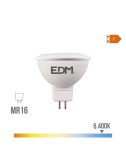 Bombilla dicroica led mr16 8 w 780 lm 6400 k luz fría 120° ø5 x 5 cm