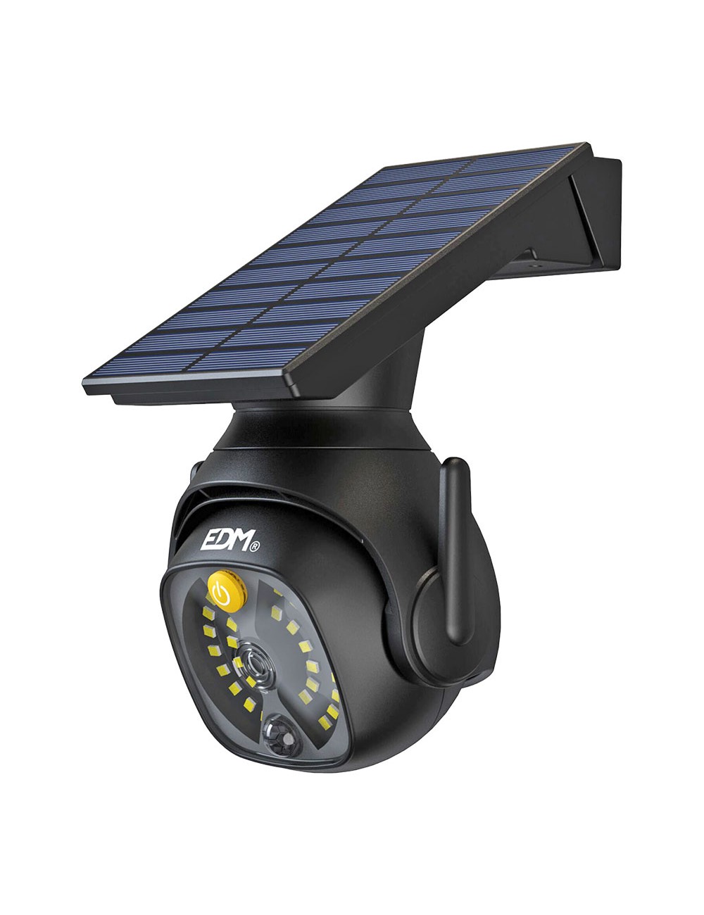 Cámara simulada con aplique solar