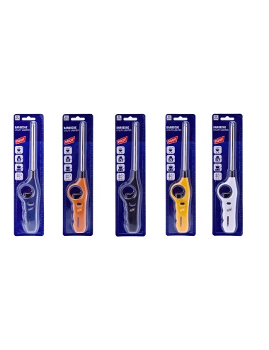 Encendedor electrónico recargable de cocina, colores surtidos, blister