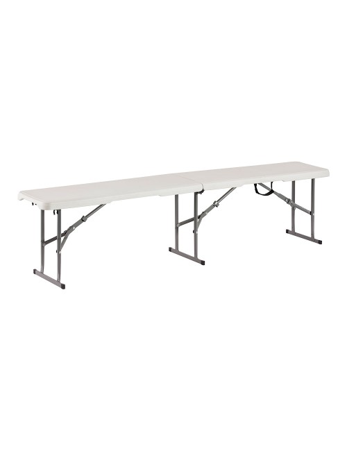 Banco plegable, 183 x 28 x 43 cm