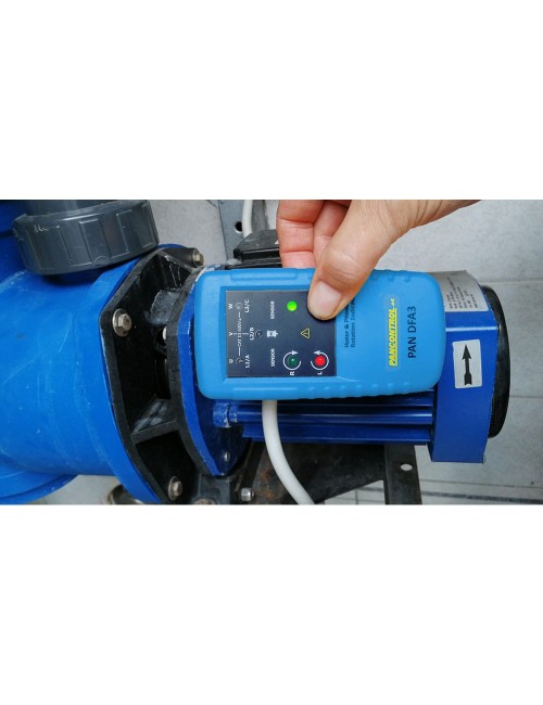 Indicador de dirección de motor y campo rotativo