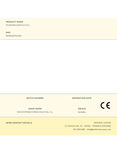 Picadora easycut 0,5 l