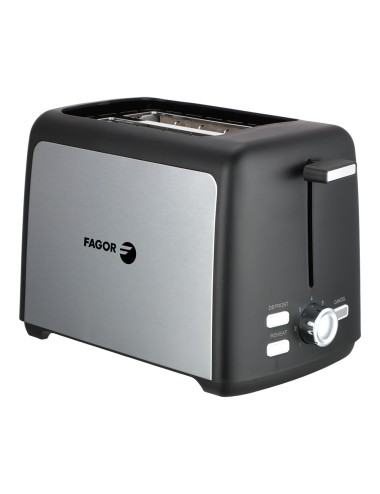 Tostador toastpro 2 ranuras 800 w