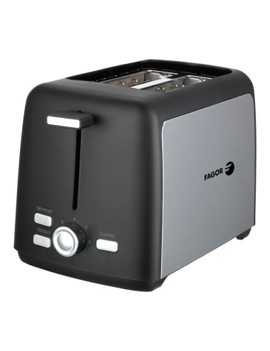 Tostador toastpro 2 ranuras 800 w