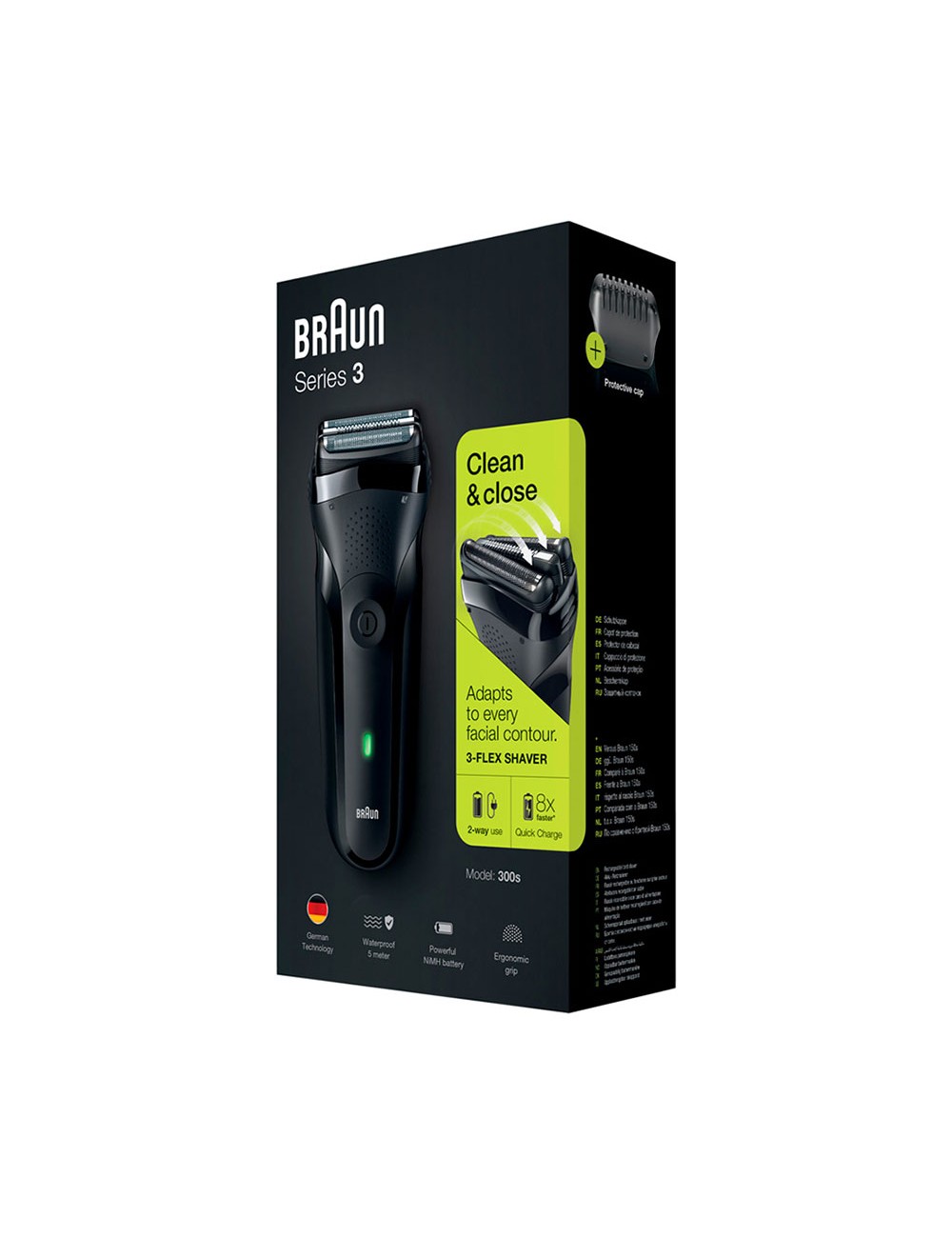 Afeitadora electrica recargable serie 3