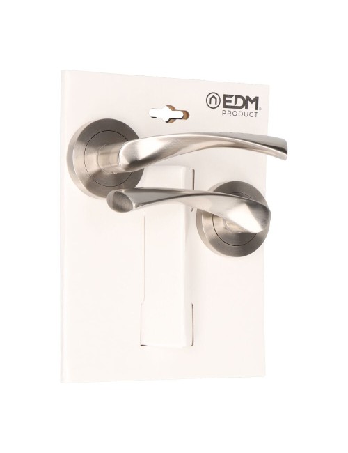 Juego roseta 707 níquel satinado ø 65 x 120 mm