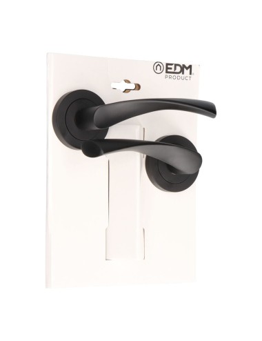 Juego roseta 707 negro ø 65 x 120 mm