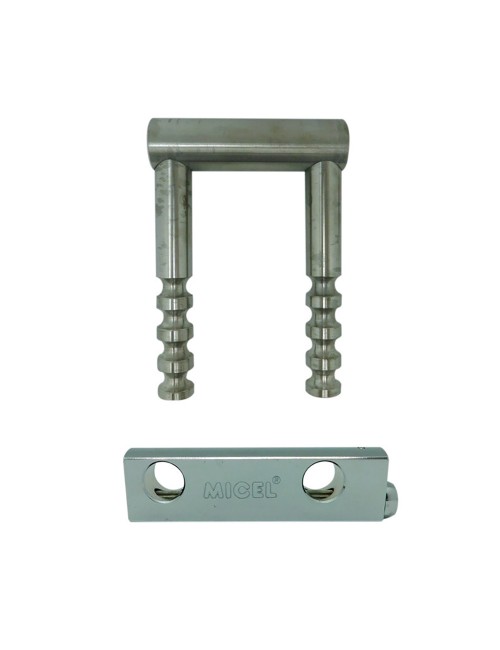 Candado ballesta cn12 con 3 llaves tubulares