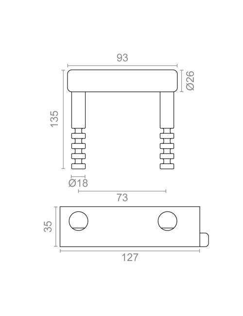 Candado ballesta cn12 con 3 llaves tubulares