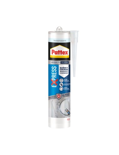 Silicona express baños y cocinas transparente 280 ml