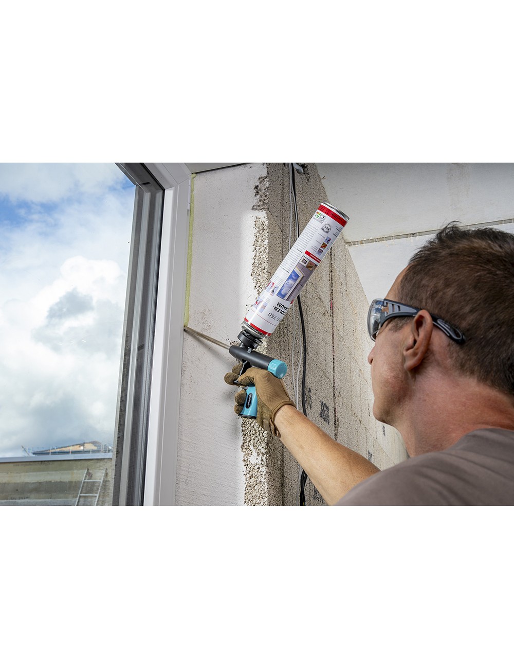 Pistola dosificadora para espuma de montaje