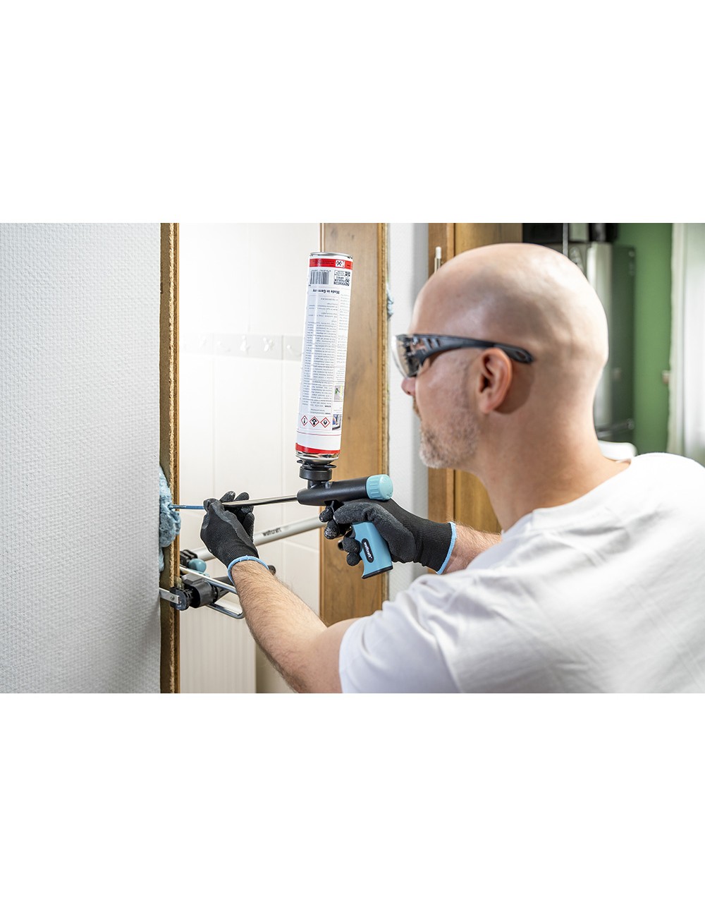 Pistola dosificadora para espuma de montaje