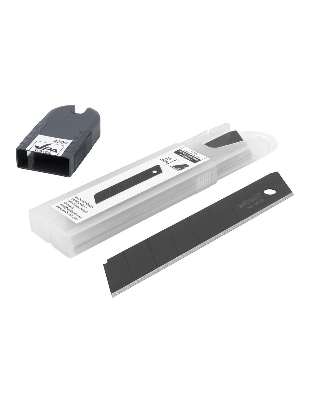 Cuchillas separables pro sharp 25mm, 5 uds