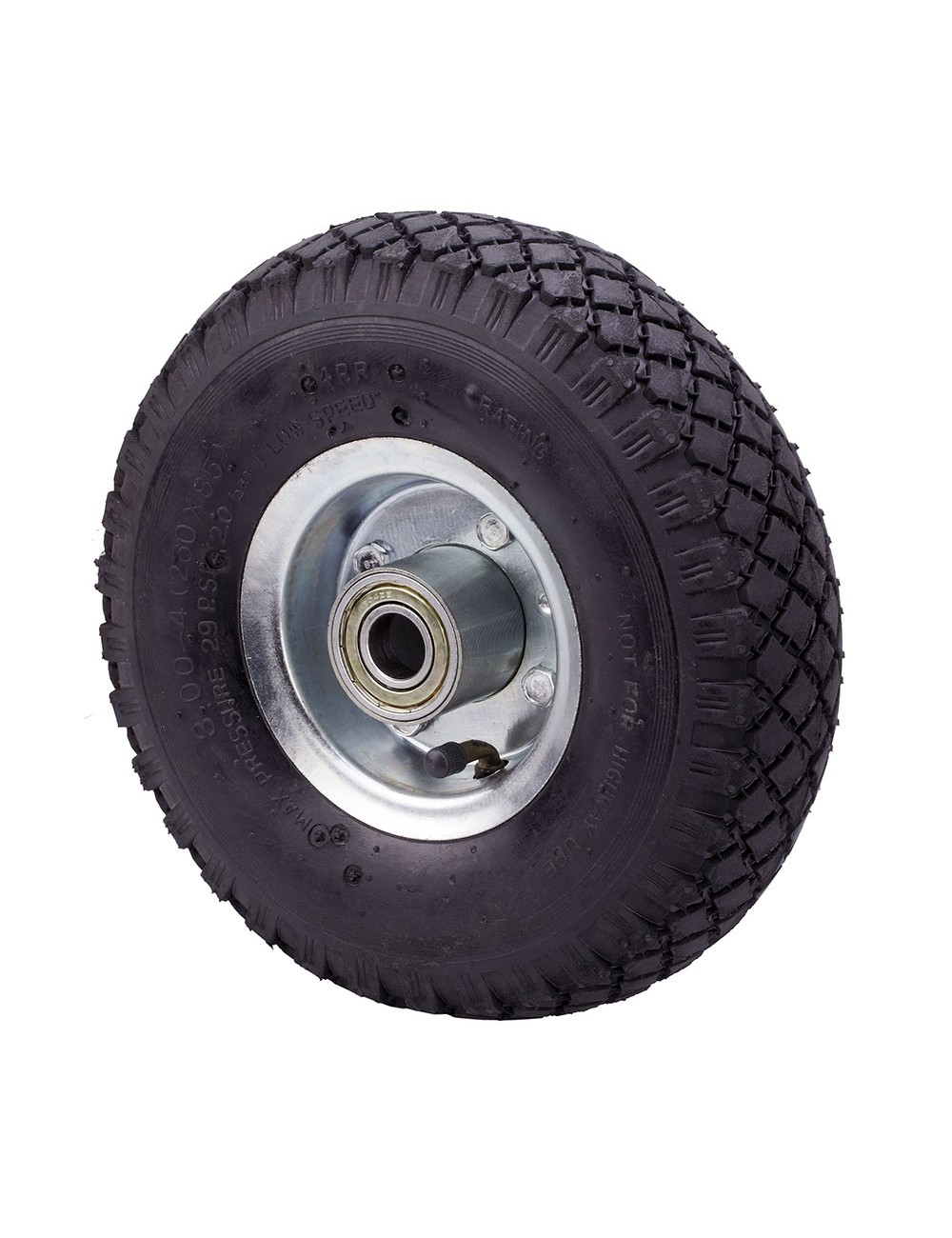 Rueda neumática con nucleo metálico y rodamiento de bolas, carga máx. 175 kg, ø 26 cm