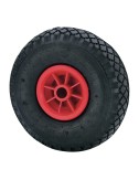 Rueda impinchable con nucleo poliamix y eje liso, carga máx. 100 kg, ø 26 cm