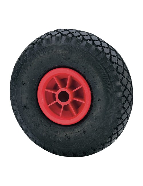 Rueda impinchable con nucleo poliamix y eje liso, carga máx. 100 kg, ø 26 cm