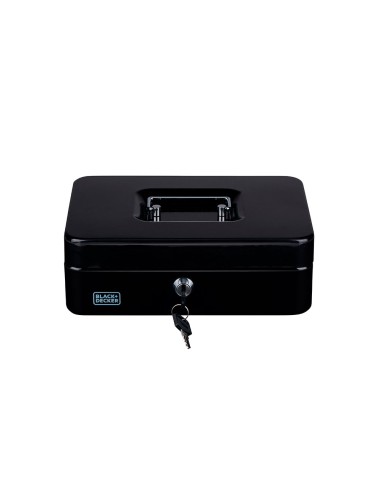 Caja de caudales 5 divisiones con 2 llaves 25 x 8,5 x 18 cm