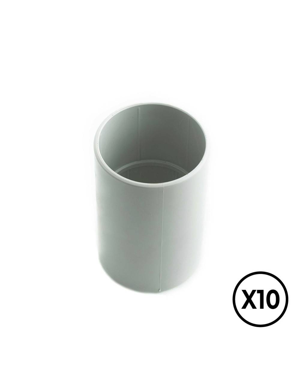 Manguito gris ø 20 mm, 10 unidades