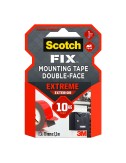 Cinta doble cara de montaje extreme para exteriores, máx 10 kg 19mmx1,5m
