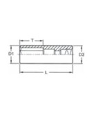 VASO DE IMPACTO LARGO 1" 32 MM  910633R VASO DE IMPACTO LARGO 1" 33 MM  910633R