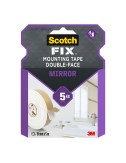 Cinta doble cara montaje espejos máx 5 kg 19mmx5m