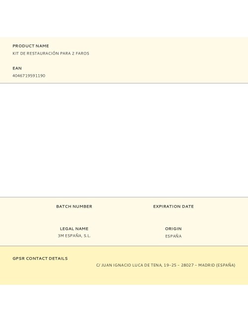 Kit de restauración para 2 faros