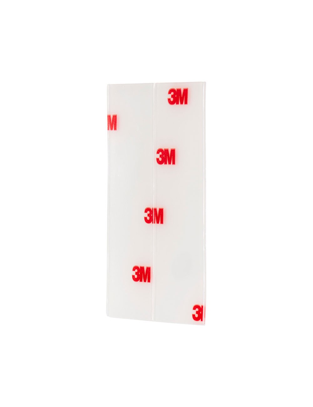 Tira adhesiva doble cara transparente, máx 4 kg, 25mmx76mm, 8 uds