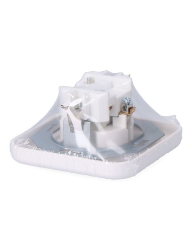 Base t/t empotrar tipo schuko 10/16 a 250 v, blanca (retractilado)