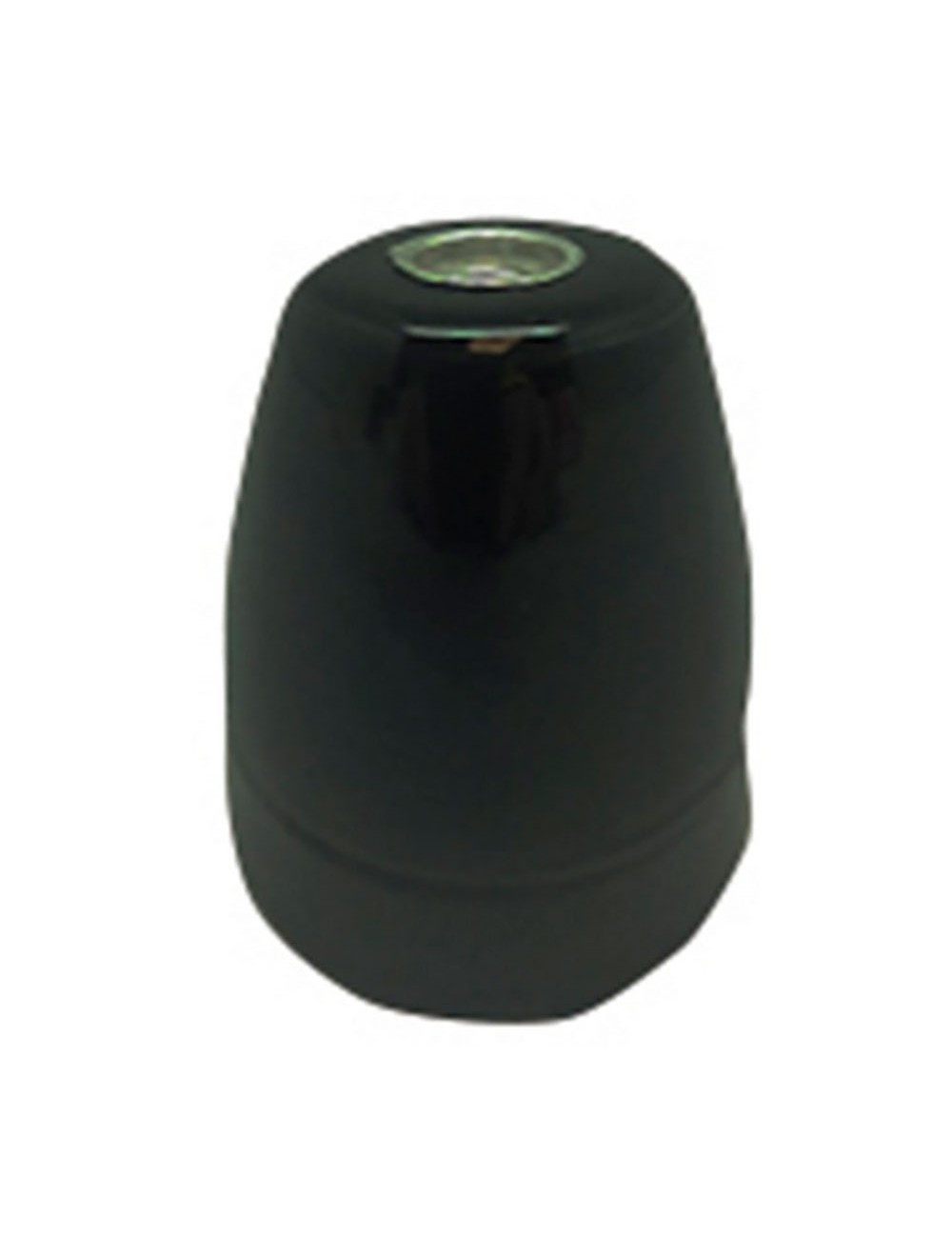 Portalámparas cerámico vintage e27, 100 w 250 v, negro, ø47 x 59 mm (retractilado)