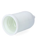 Portalámparas obra con colgante e27, 4 a 250 v, blanco, ø35 x 60 mm (retractilado)
