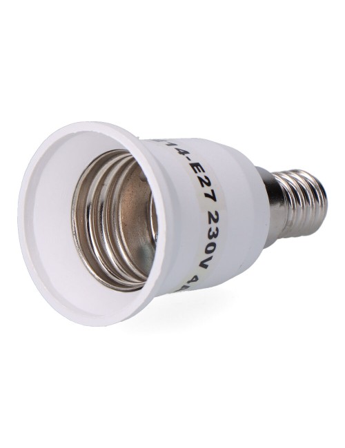 Amplificador e-14 a e-27 4 a 230 v, blanco, ø39 x 70 mm (retractilado)