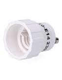 Convertidor de gu10 a e14, 2 a 230 v, blanco, ø29 x 40 mm (retractilado)