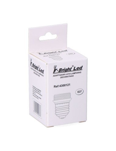 Adaptador de e27 a e14 lámparas decorativas