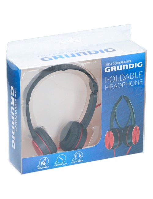 Auriculares plegables, pvc, 1,2 m. colores surtidos