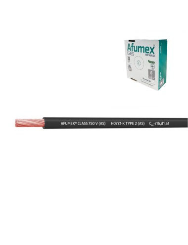 Cablecillo h07z1-k(as) 1,5 mm negro euro/m