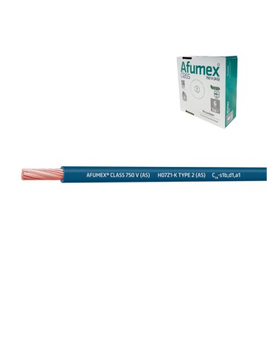 Cablecillo h07z1-k(as) 1,5 mm azul euro/m