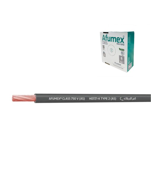 Cablecillo h07z1-k(as) 2,5 mm gris euro/m