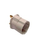 Adaptador europeo a reino unido 13 a 250 v blanco (retractilado)