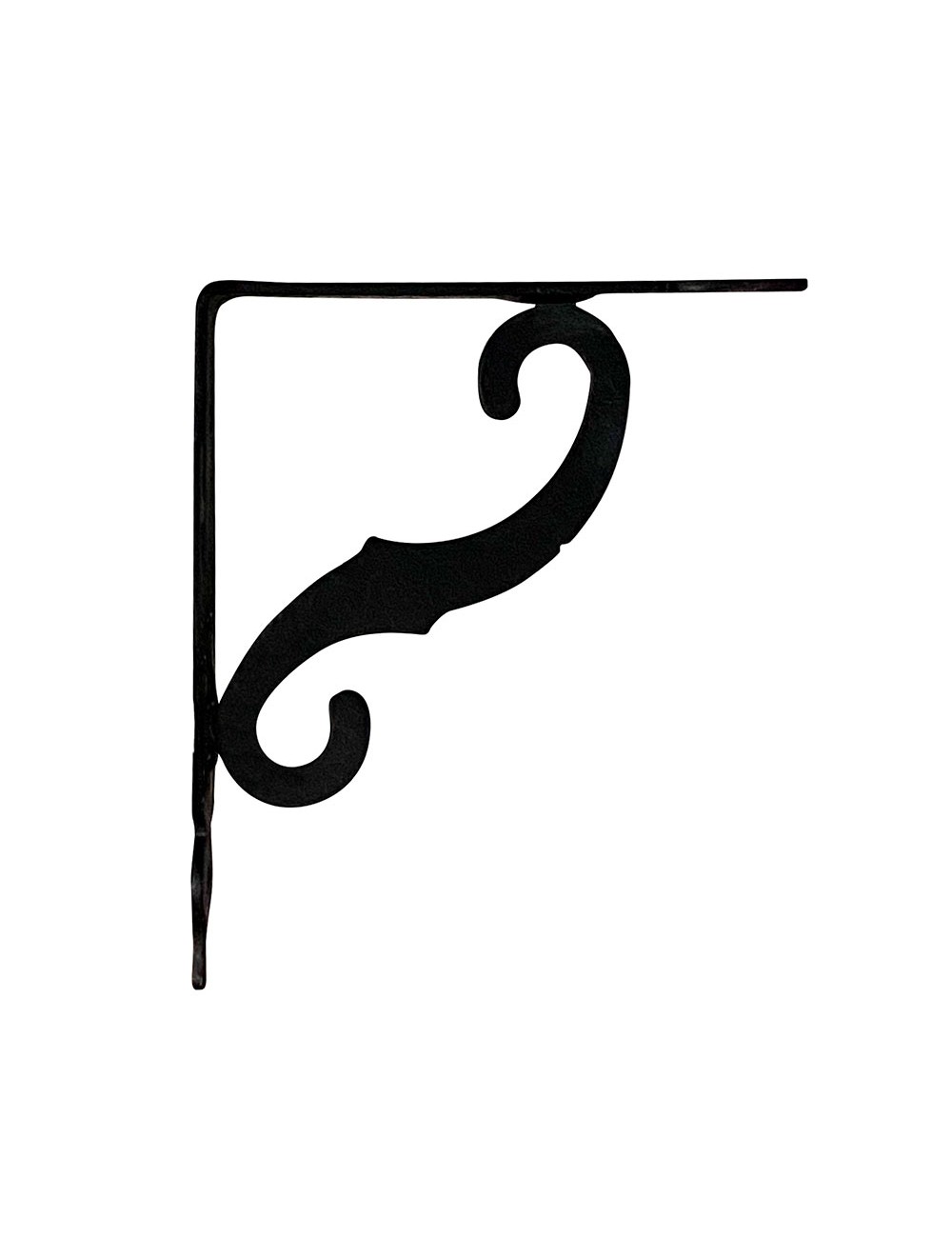 Escuadra ornamental plm05 negro 230 x 190 mm