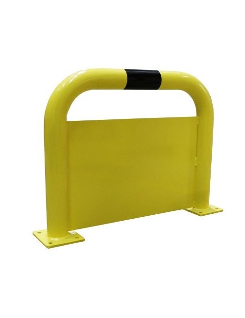 BARRERA PROTECCIÓN BARP6075NJ C/CHAPA ANTIGOLPES - NEGRO/AMARILLO Ø76mm