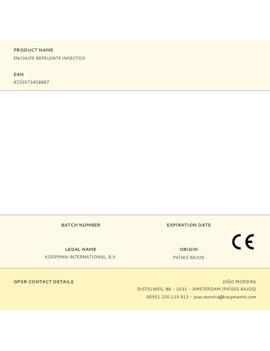 Enchufe repelente insectos