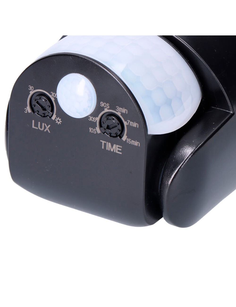 Sensor de movimiento y crepuscular 15 m ip65 negro