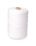 Cordón trenzado polipropileno riel blanco, calibre 3 mm x 200 m